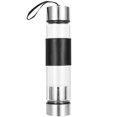 Термос стеклянный с инфьюзером Modulus, чёрный