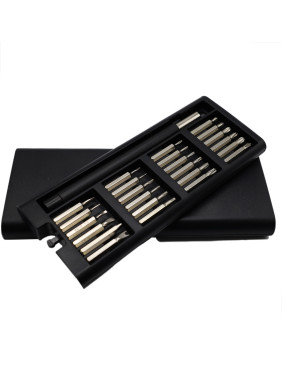 Отвертка с набором из 24 насадок ProTip, чёрная