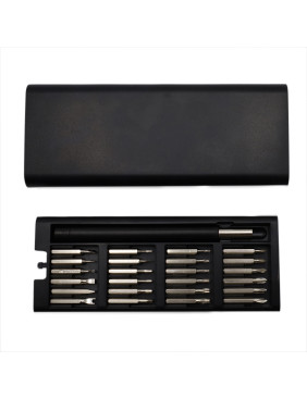 Отвертка с набором из 24 насадок ProTip, чёрная