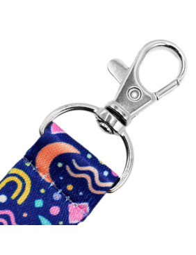 Ремувка с полноцветной печатью YOLO, однослойная 20 мм с карабином и полукольцом