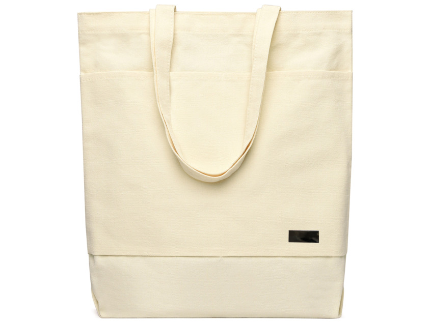 Сумка для покупок JETTA 325 г/м² с шильдом, натуральный