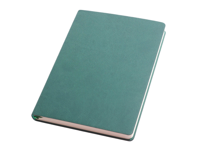 Ежедневник A5 недатированный Franco в мягком переплёте, бутылочно-зеленый