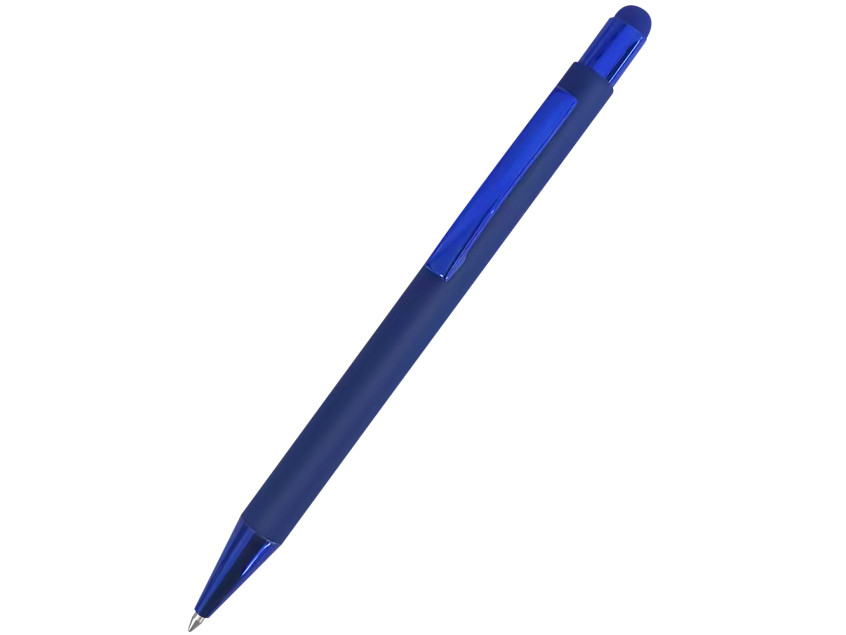Ручка металлическая Elysia софт-тач, синий