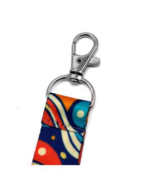 Ланъярд полноцветный Флип с карабином и замком безопасности, 20 мм