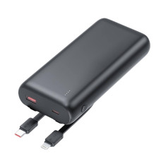 Внешний аккумулятор Goliath с быстрой зарядкой (до 22,5W), 20000 mAh, черный
