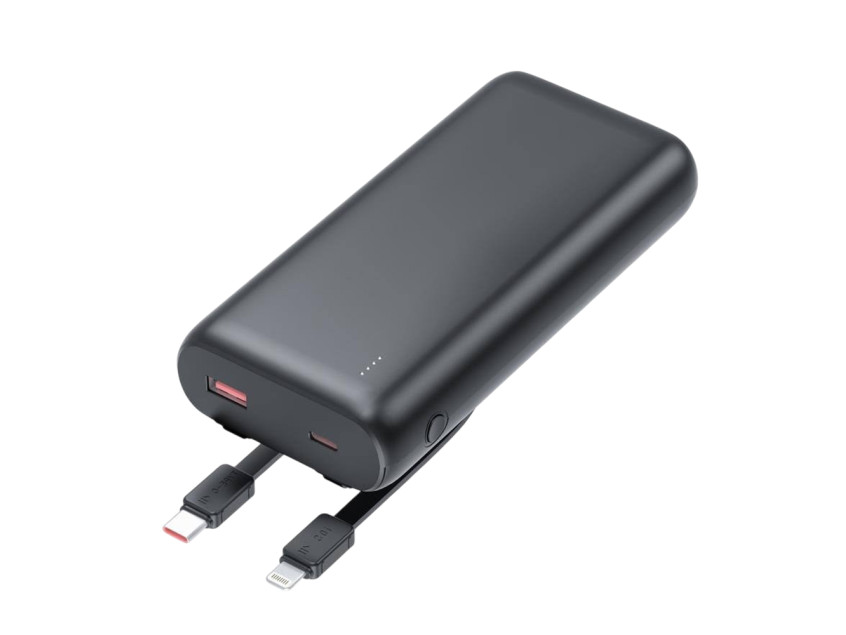 Внешний аккумулятор Goliath с быстрой зарядкой (до 22,5W), 20000 mAh, черный