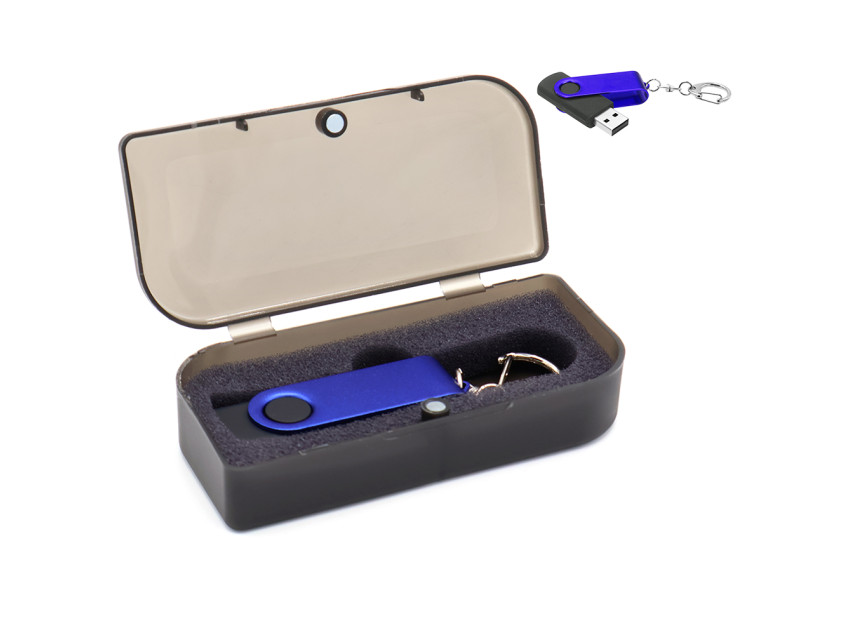 Флешка Twist Color 16 Гб в футляре, синий