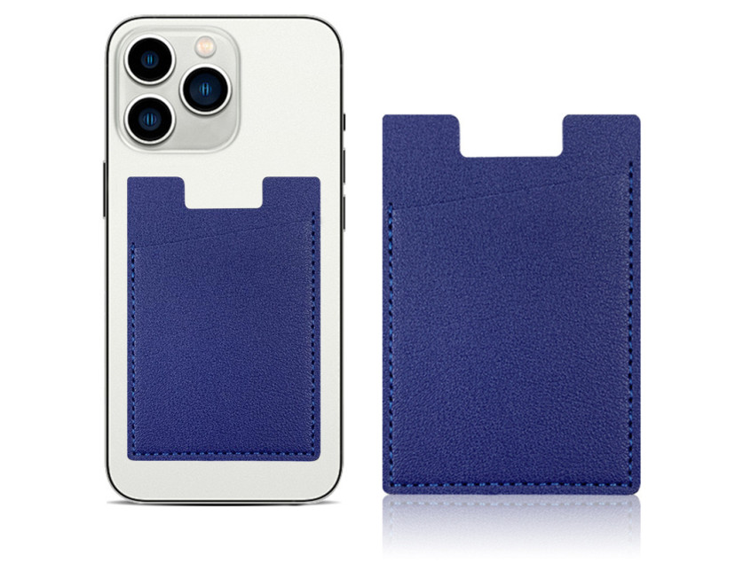 Держатель карт на телефоне SlimPocket, синий