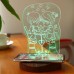 Беспроводное зарядное устройство Light Up, коричневый