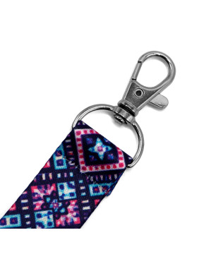 Ремувка с полноцветной печатью YOLO, однослойная 20 мм с карабином