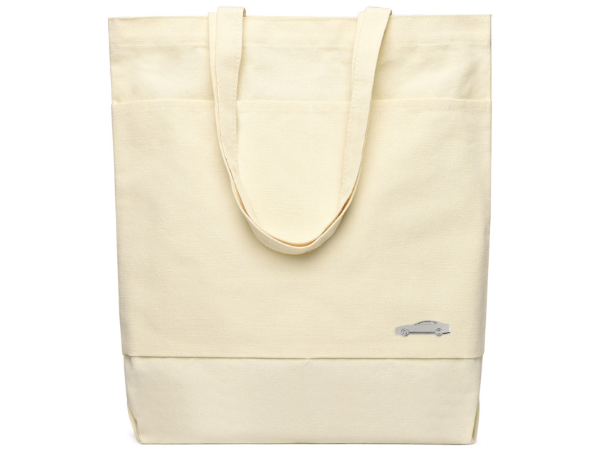 Сумка для покупок JETTA 325 г/м² с шильдом - машина, натуральный