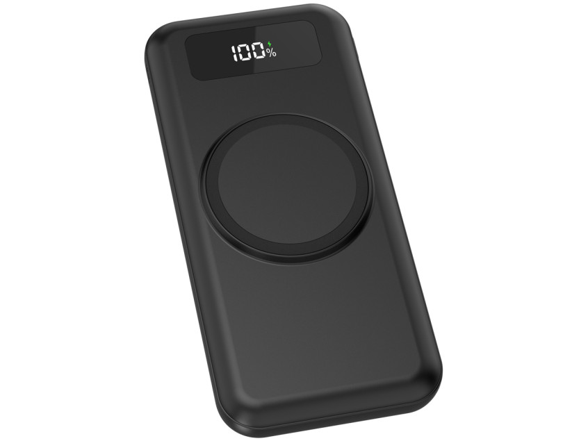 Внешний аккумулятор Authority с беспроводной зарядкой (5W), 10000 mAh, чёрный