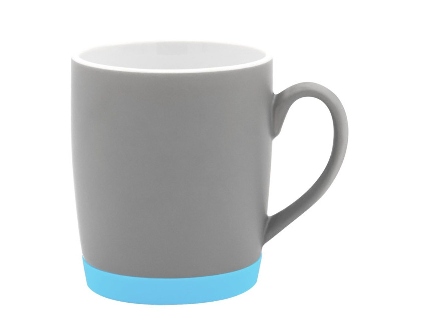 Кружка Make Me To Go, серая/голубая