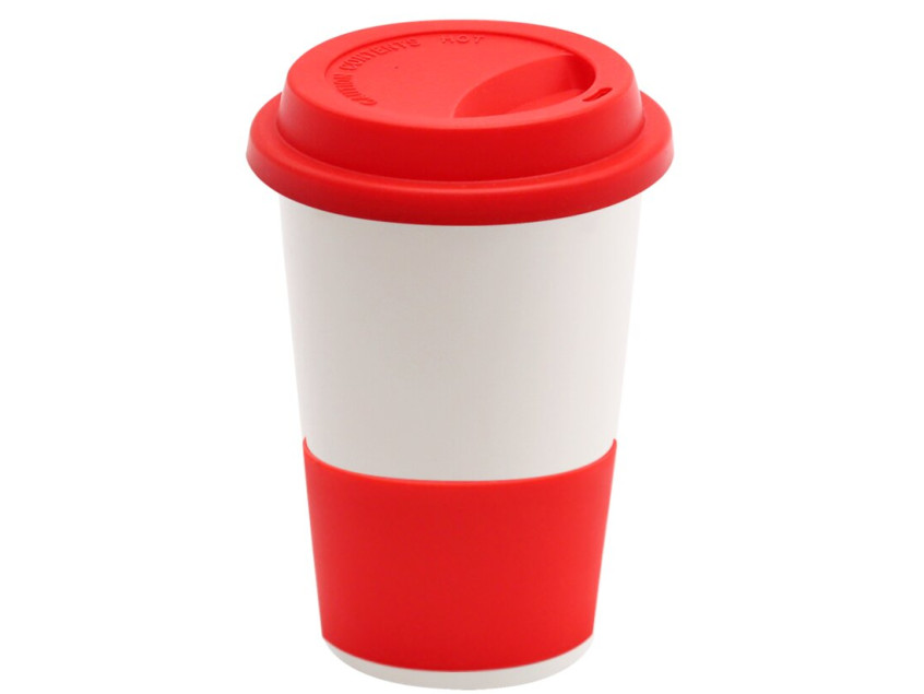 Кружка Magic To Go, белый/красный