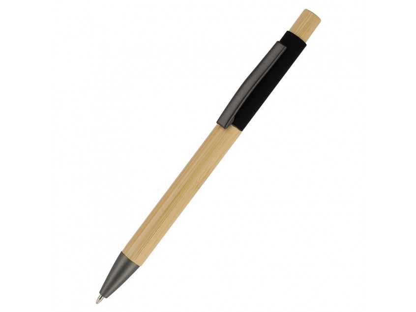 Ручка "Авалон" с корпусом из бамбука, черный
