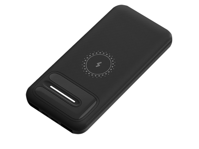 Внешний аккумулятор Odyssey, 10000 mAh с беспроводной зарядкой, черный