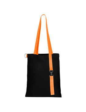 Сумка для покупок Black GLOW 325 г/м² с ремувкой, оранжевая/оранжевая