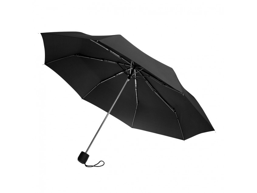 Зонт складной Lid, черный цвет