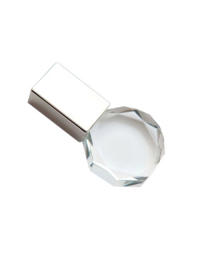 Флешка Diamond 16 Гб, белая подсветка