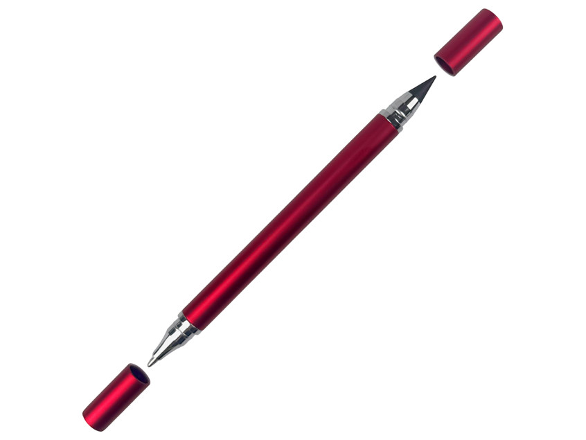 Ручка шариковая и вечный карандаш Nivalis, красный