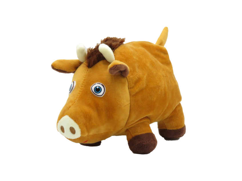 МЯГКАЯ ИГРУШКА БЫЧОК БОРЬКА (141), коричневый