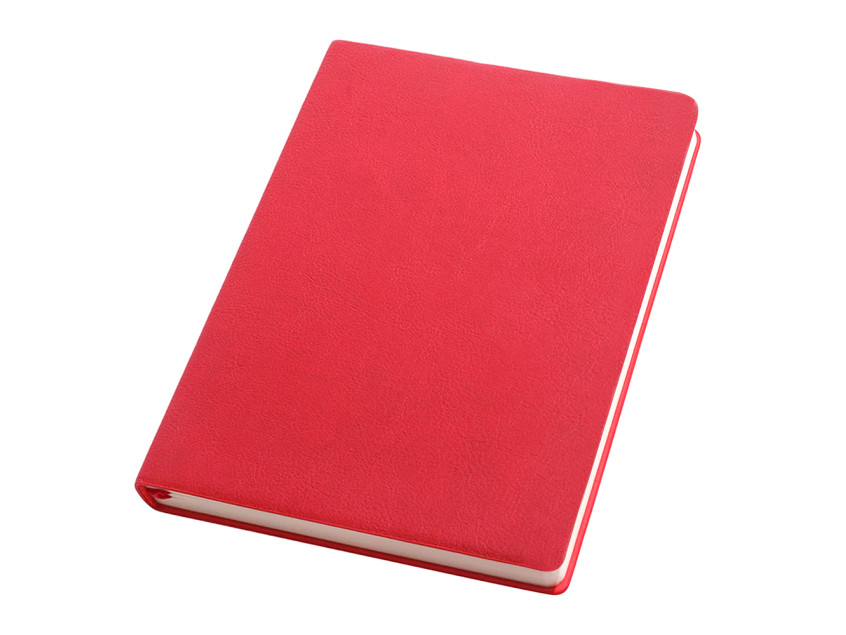 Ежедневник A5 недатированный Franco в мягком переплёте, красный