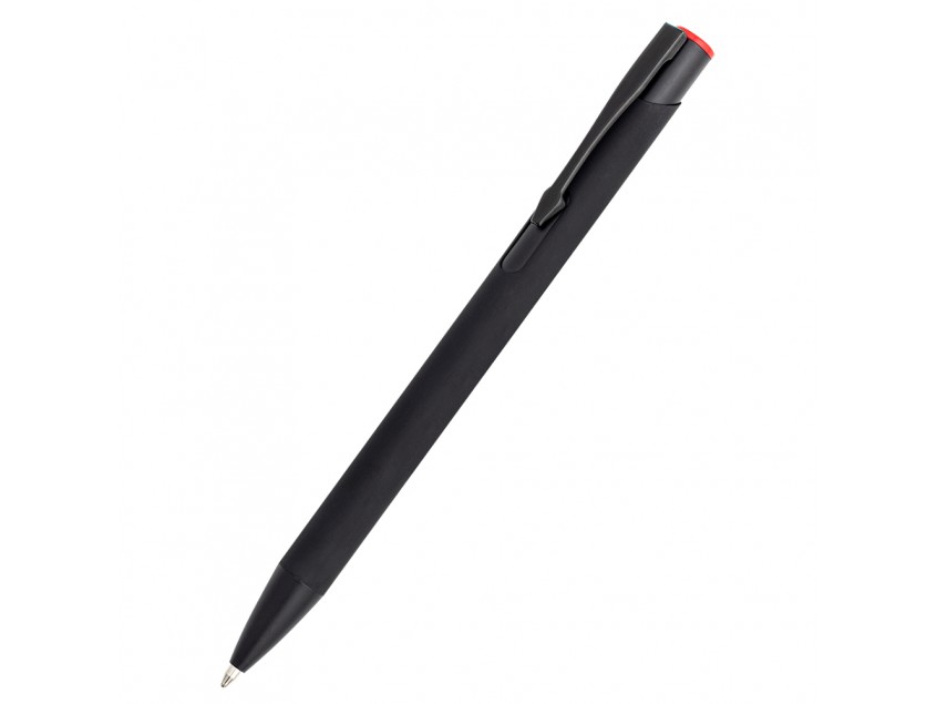 Ручка металлическая Саншайн софт-тач, красный