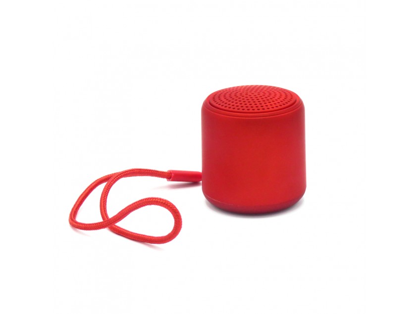Беспроводная Bluetooth колонка Music TWS софт-тач, красный
