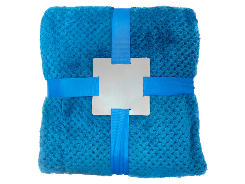 Плед WAFFLE, светло-синий