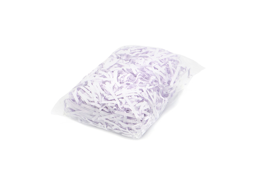 Наполнитель - стружка бумажная 2 мм белый 100 г.