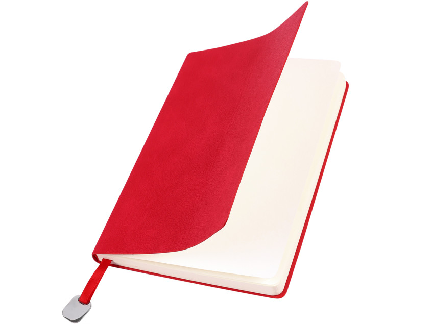 Ежедневник A5 недатированный Farfalla в мягком переплёте, красный 