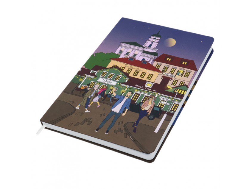 Записная книжка Dziuna Зыбицкая в линейку 15,5 x 21 см
