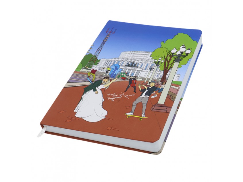 Записная книжка Dziuna Театр в клетку 15 x 21 см