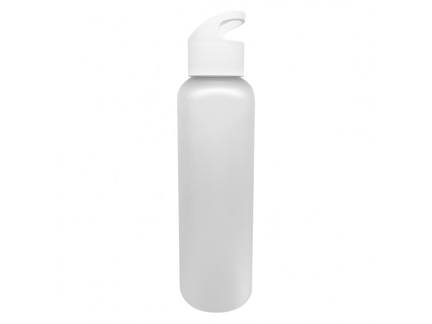 Бутылка пластиковая для воды Sportes (матовая), белая