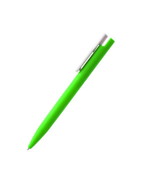 Ручка пластиковая Mira Soft софт-тач, зеленая