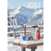 Термокружка Ashly To Go, серебристая/красная/синяя