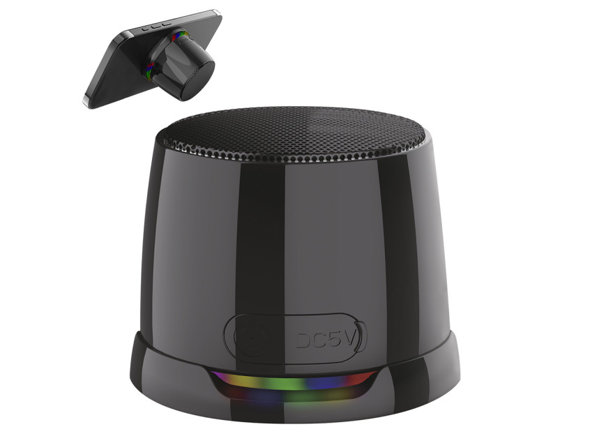 Магнитная беспроводная Bluetooth колонка-подставка Wave 5W, черная