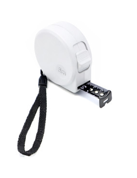 Рулетка Shadow 5м, белая