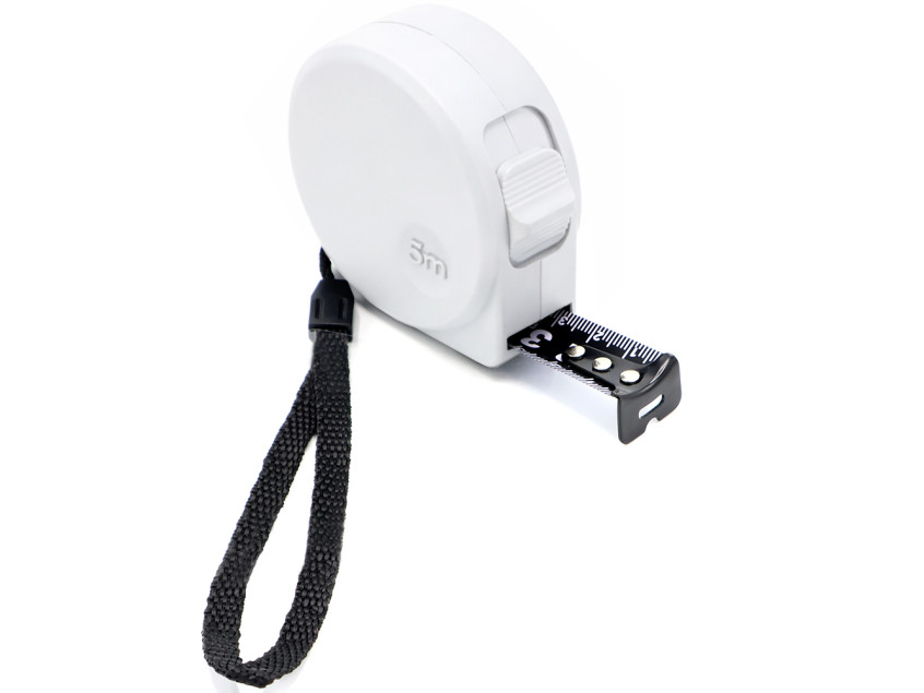 Рулетка Shadow 5м, белая