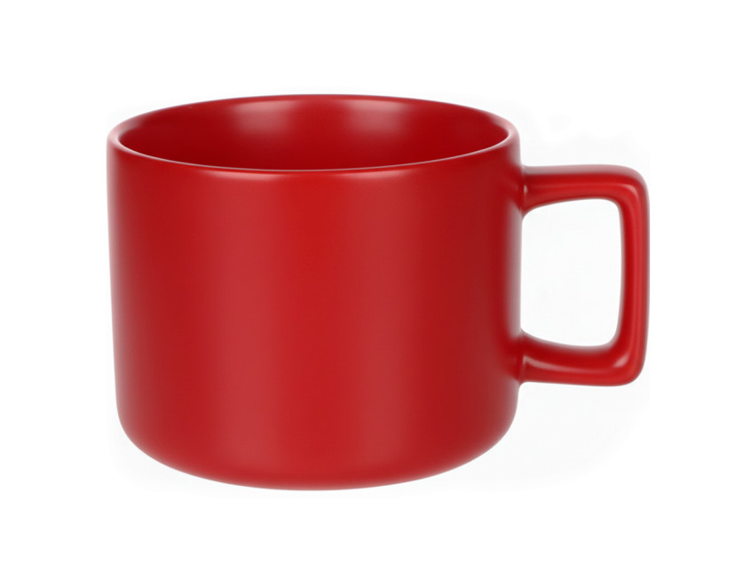 Кружка керамическая Geometry, красная