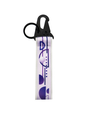 Ремувка с полноцветной печатью YOLO, двухслойная 25 мм с карабином и кольцом