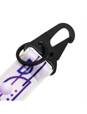 Ремувка с полноцветной печатью YOLO, двухслойная 25 мм с карабином и кольцом