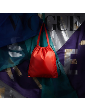 Сумка-рюкзак для покупок LUKMORY, красная