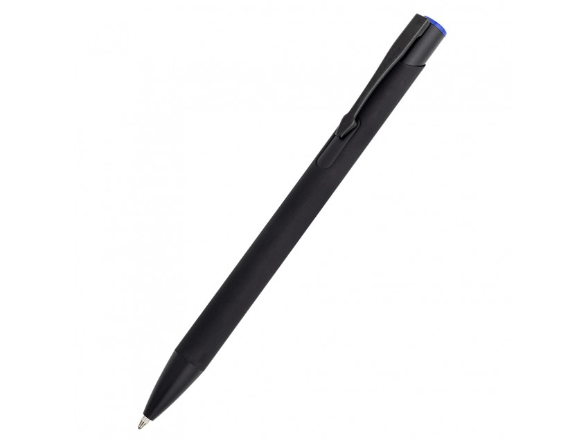 Ручка металлическая Саншайн софт-тач, синий