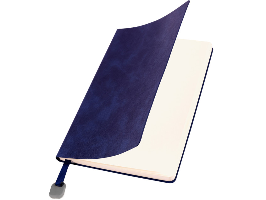 Ежедневник A5 недатированный Farfalla в мягком переплёте, синий 																														