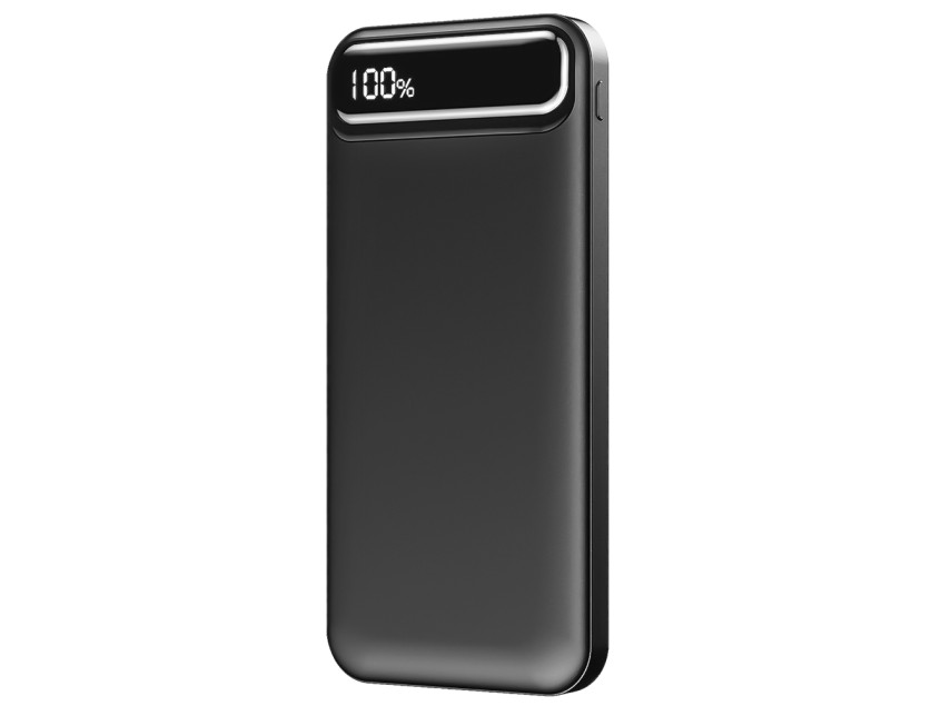 Внешний аккумулятор Groovy 10000 Mah с быстрой зарядкой, черный