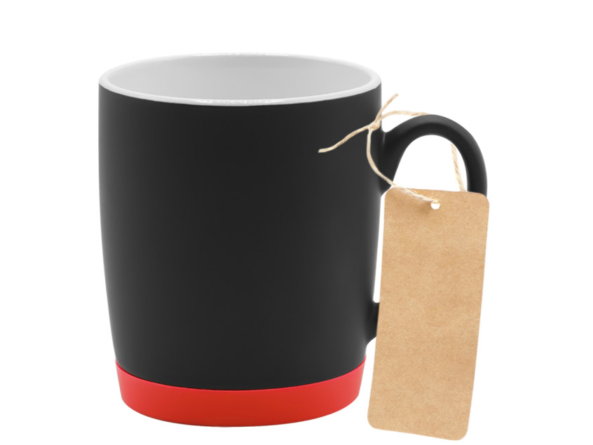 Кружка Make Me To Go, чёрная/красная_с_биркой