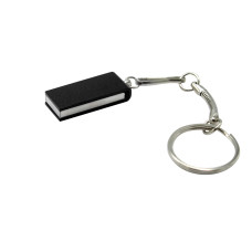 Флешка Slim 16 Гб в футляре, черная Флешка Slim 16 Гб в футляре, черная