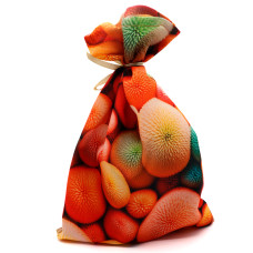 Мешочек подарочный Колорит с полноцветной печатью, размер M