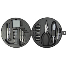 Набор инструментов в форме колеса TORQ, черный